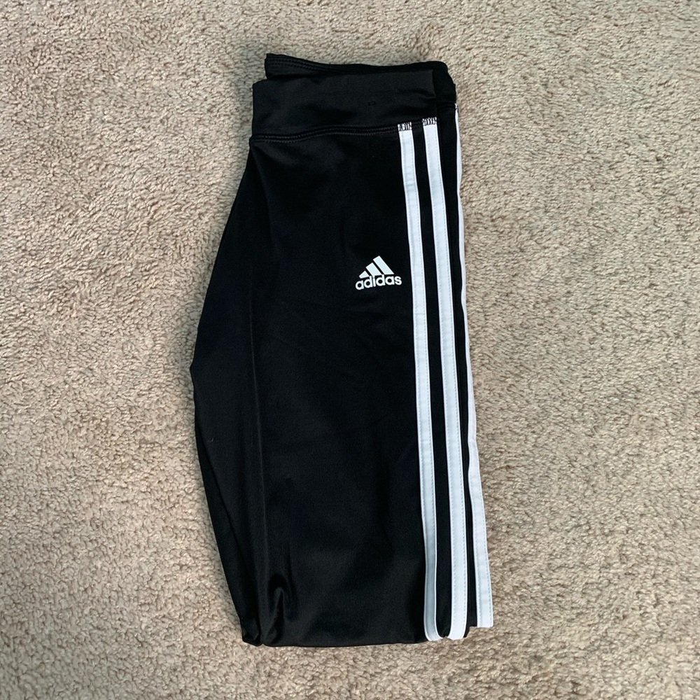 Black Adidas Youth Leggings